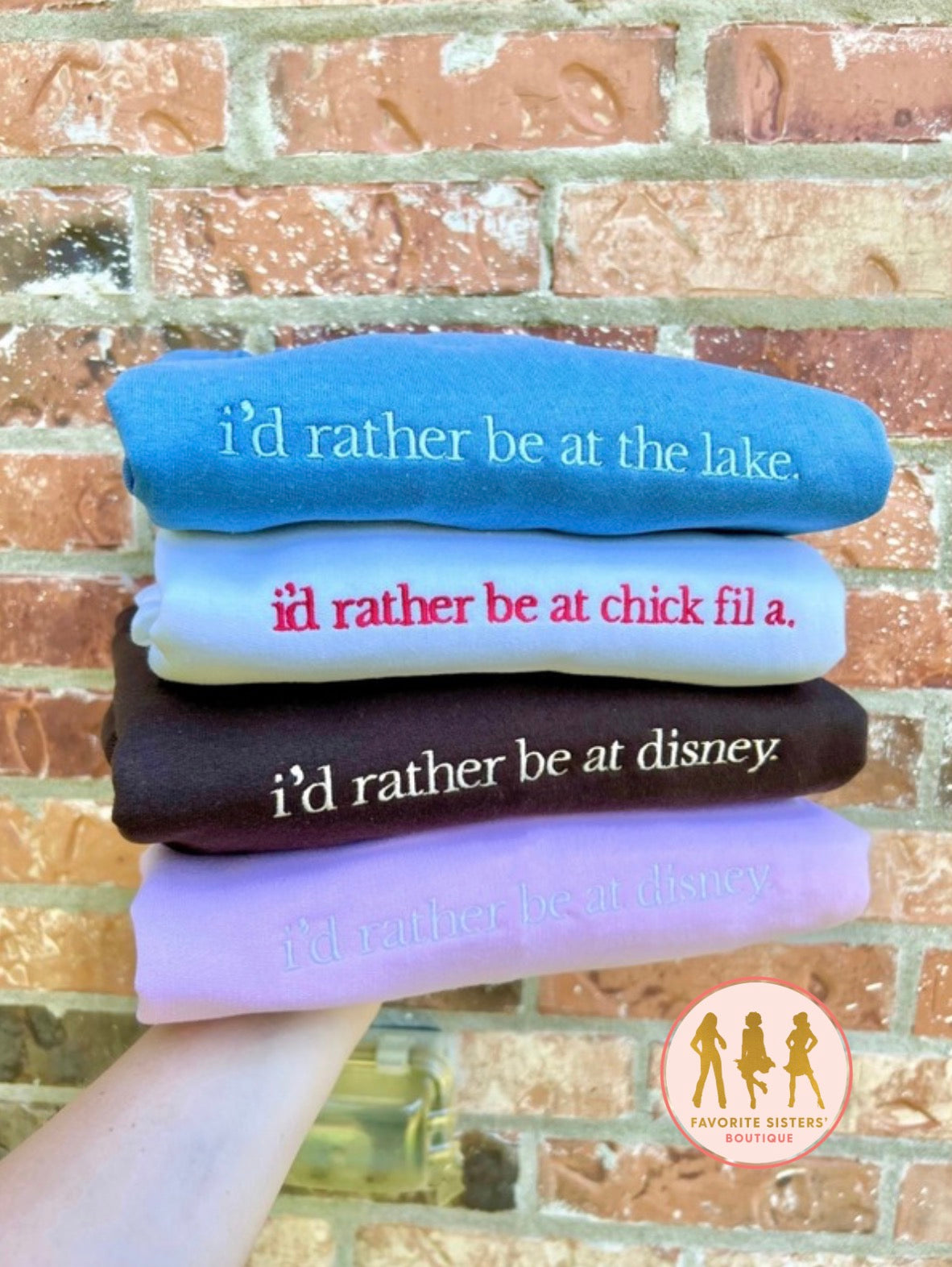 PRE ORDER: I'd rather be _ (custom)