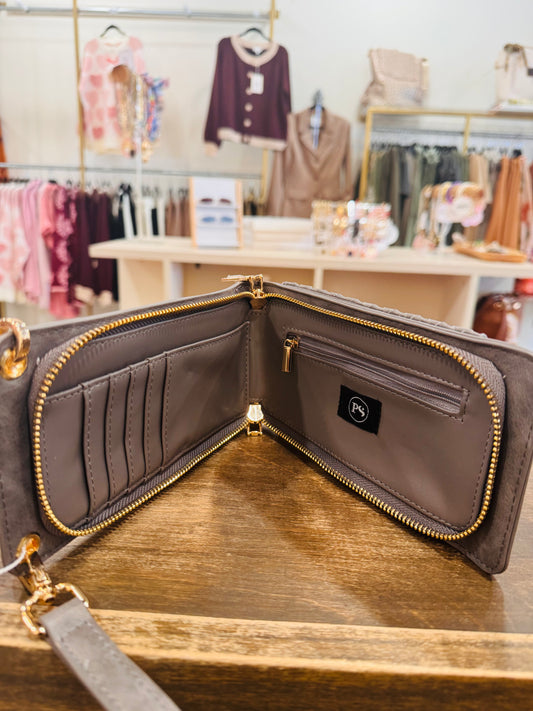 Woven Luxe Phone Crossbody