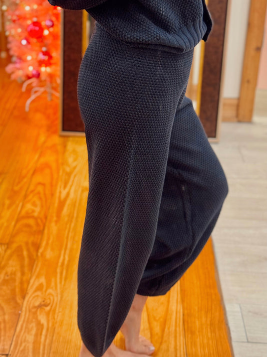Midnight Cozy Knit Pants
