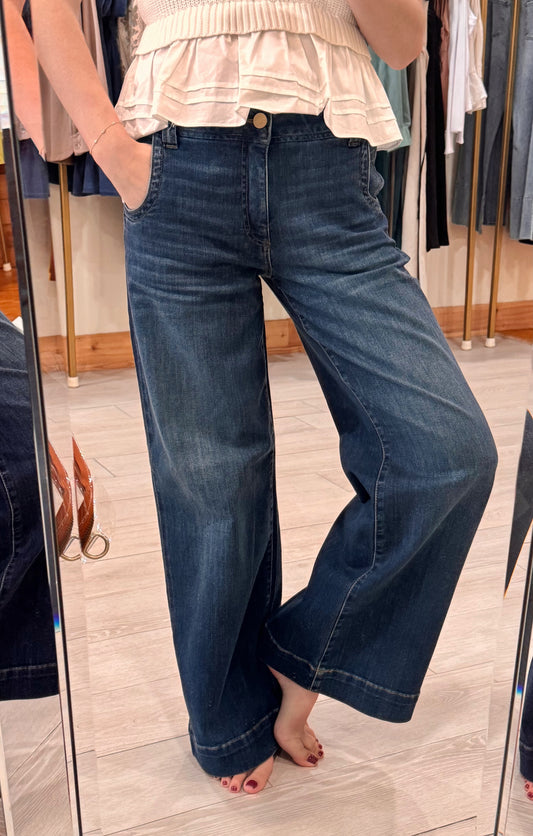 High Rise Meg Wide Leg Jeans