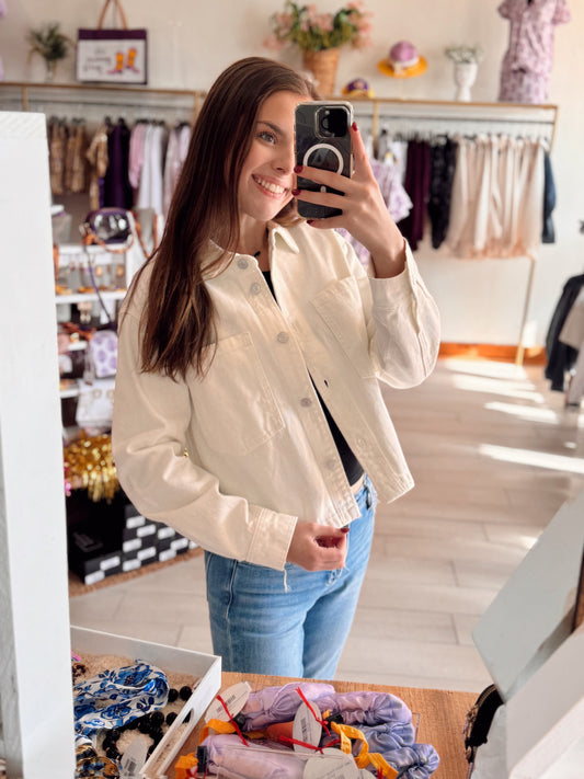 Vintage Off White Jacket