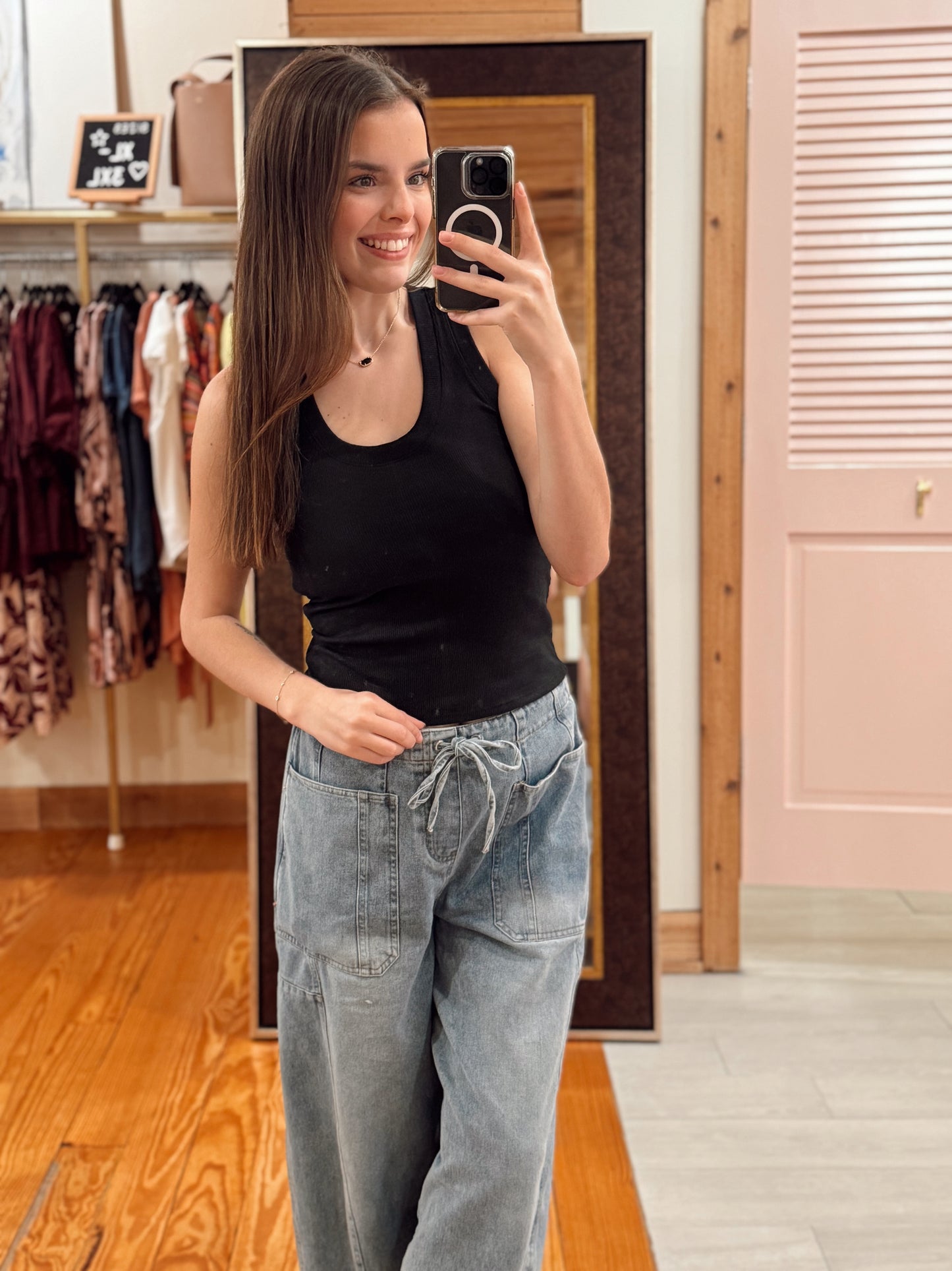 SIRENA RIB TANK BLACK