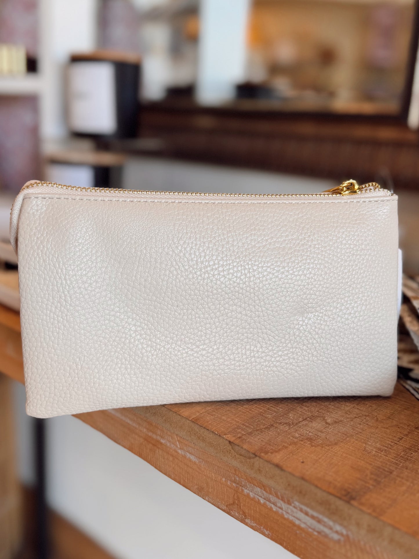 Ivory Wristlet Crossbody