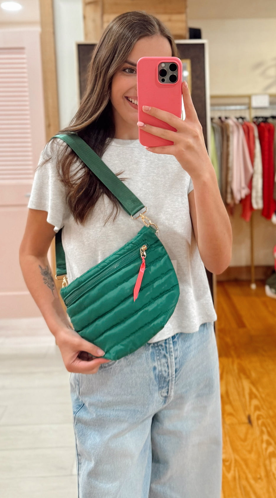 Jolie Puffer Belt Bag