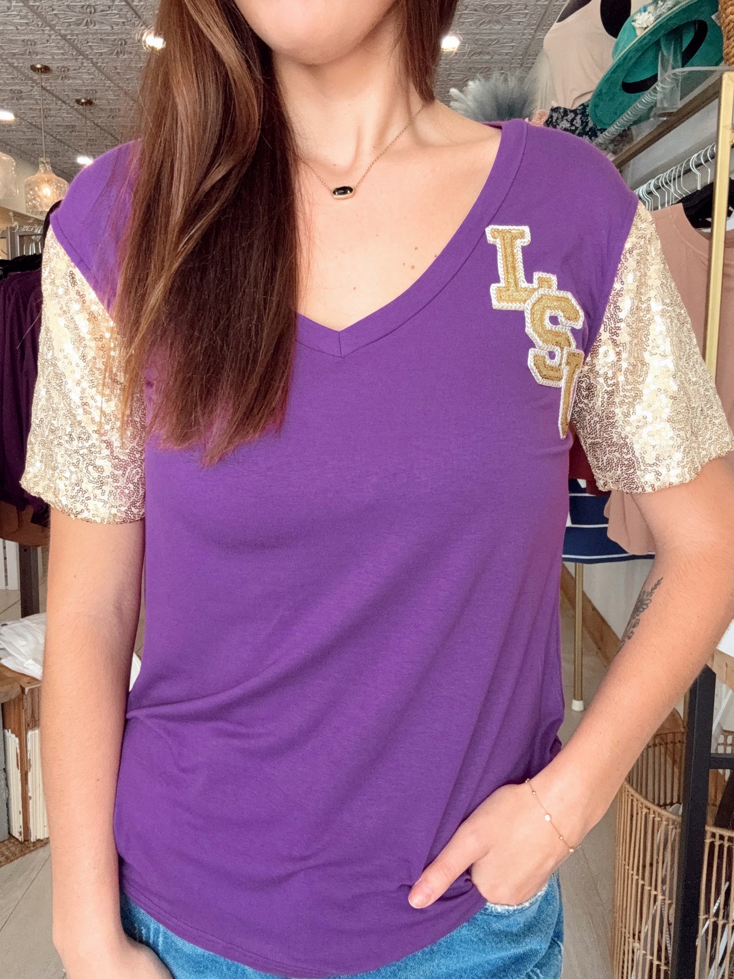 Glitter & Geaux Tee