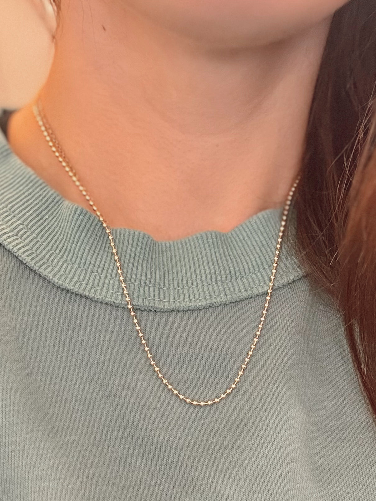 Rory Ball Chain Charm Neclace