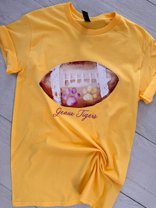 Game Day Glory Tee 🏈💛💜