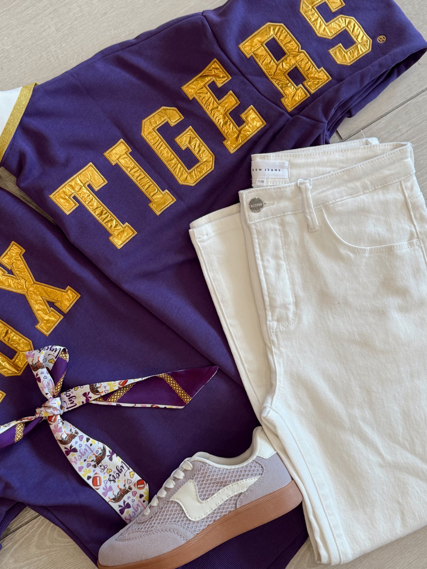 Geaux Tigers Spirit Rugby Pullover