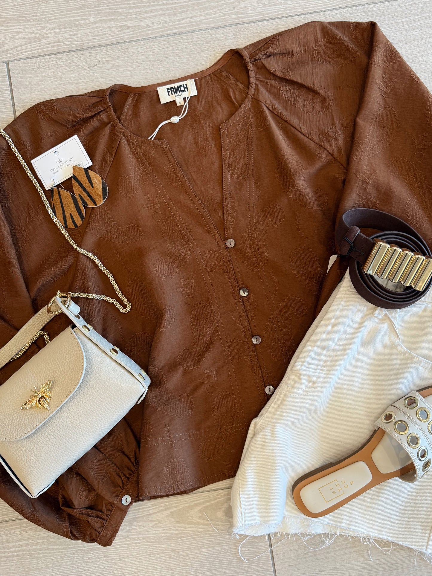 Chestnut Charm Blouse