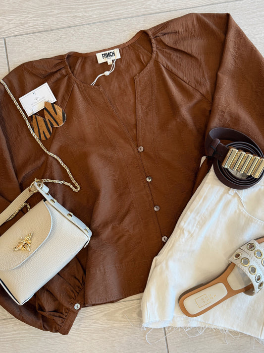 Chestnut Charm Blouse