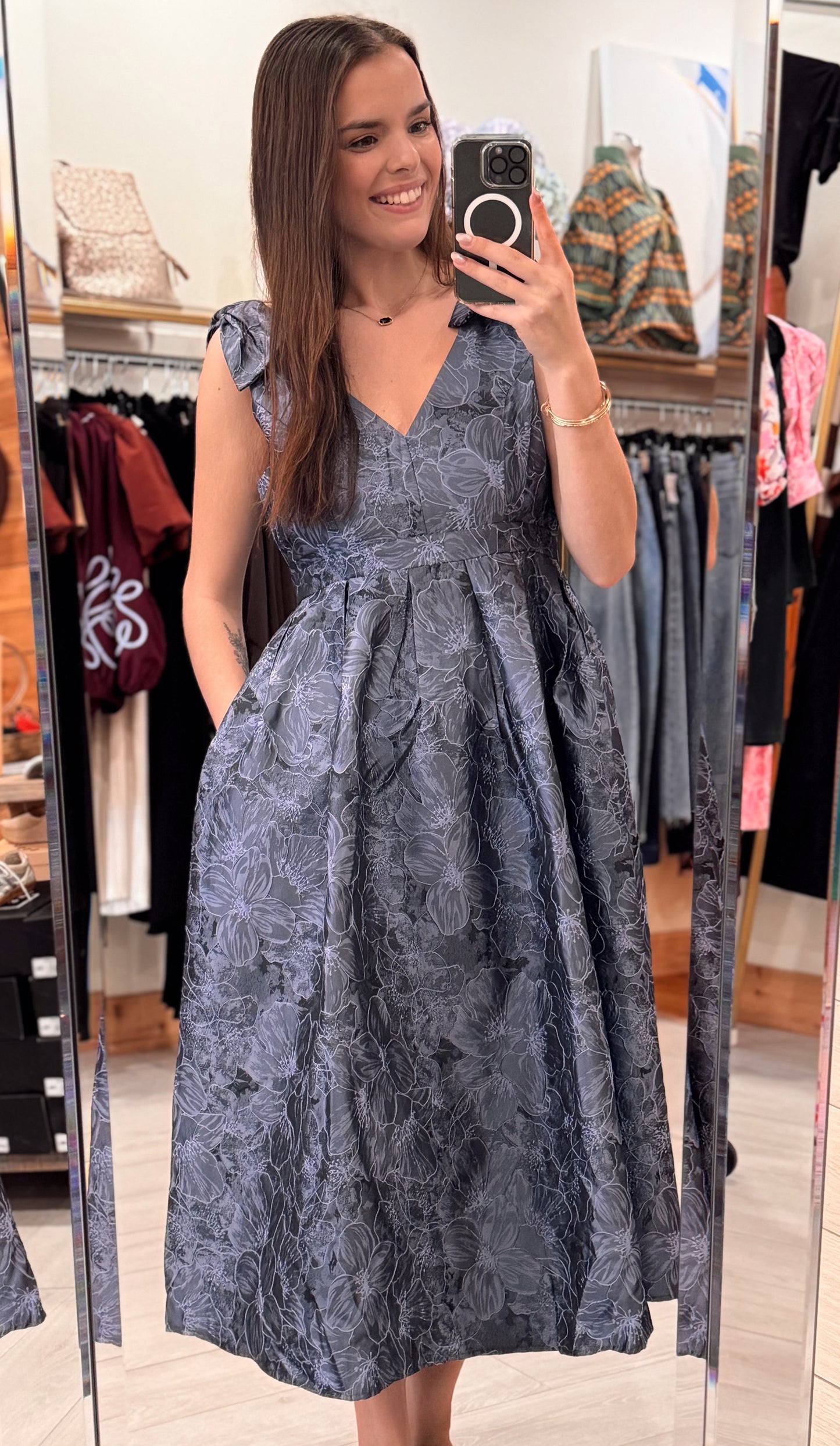 Slate Soirée Dress