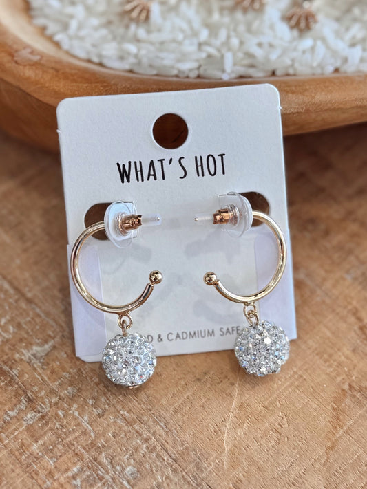Frosted Glam Hoops