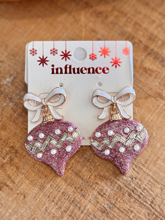 Sugar Plum Ornament Earrings