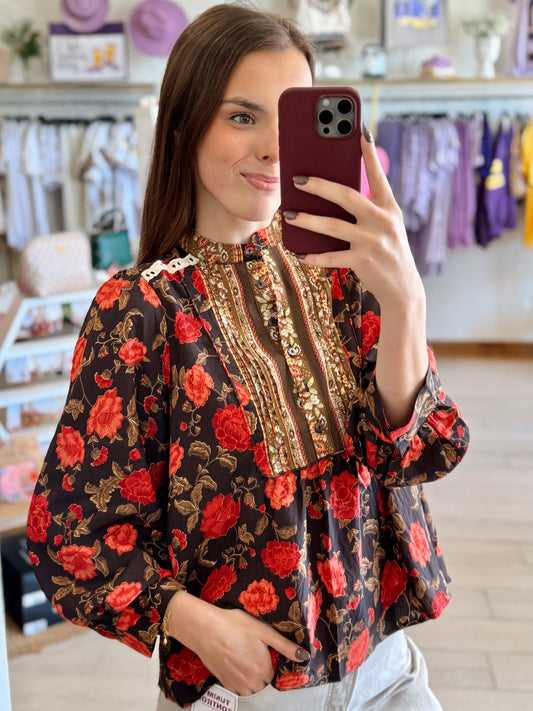 Autumn Embers Blouse