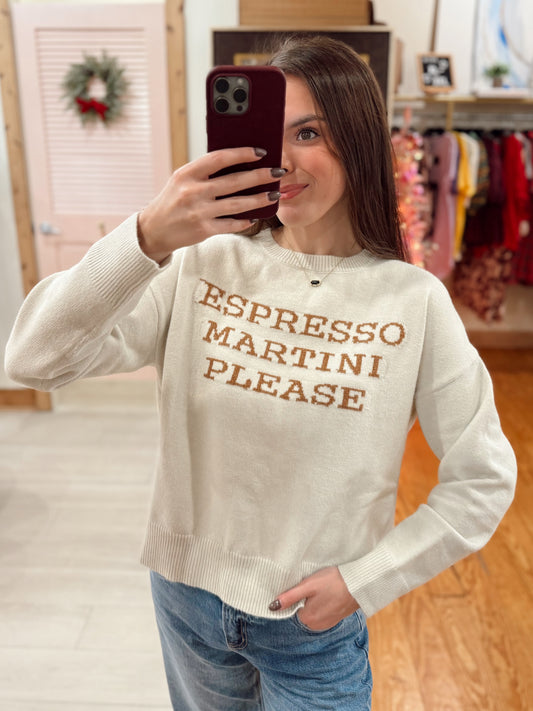 Espresso Yourself Sweater