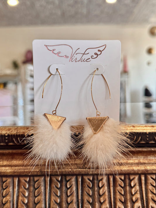 Virtue Marquis Fur Gold Earring