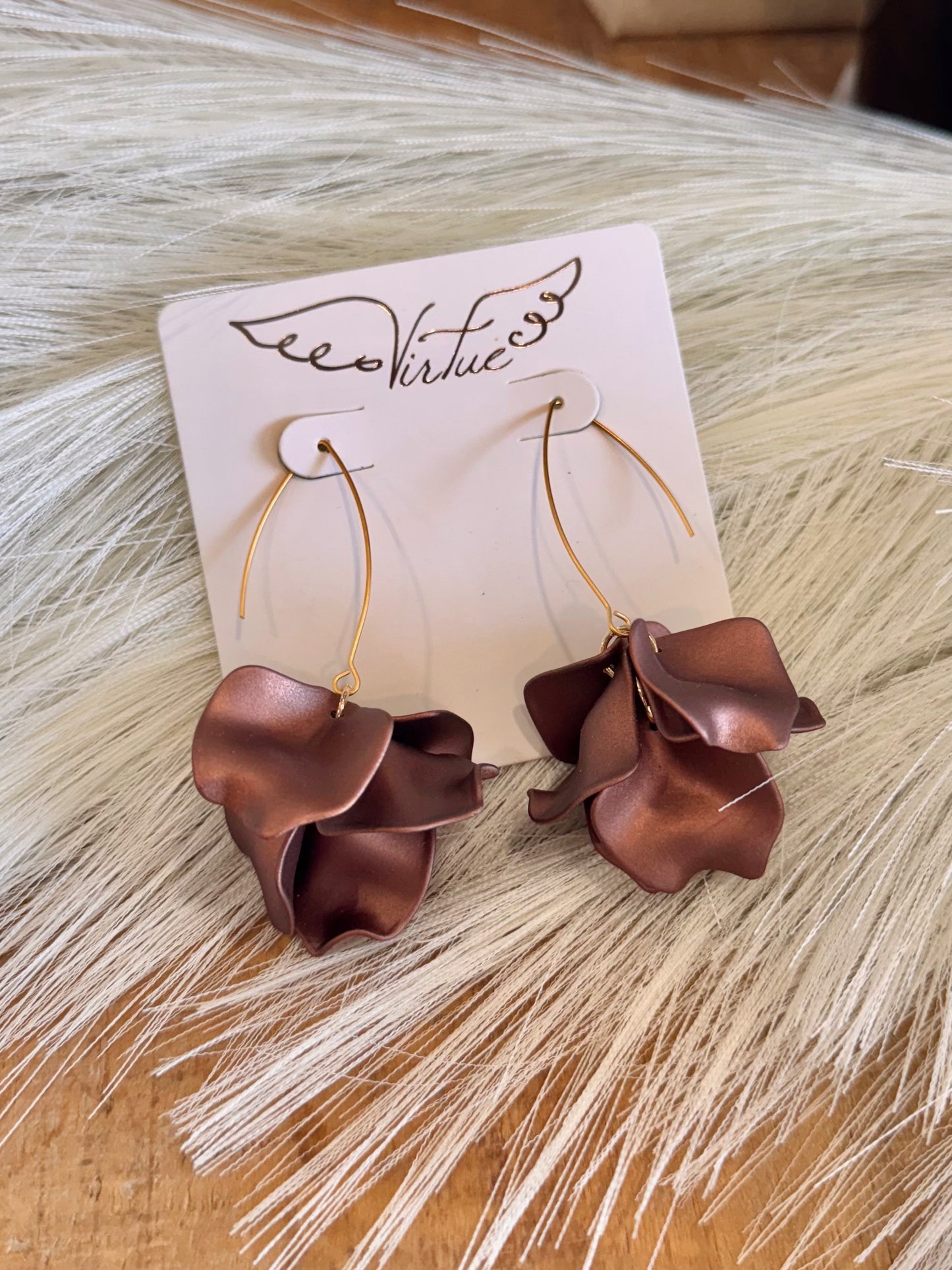 Hyacinth Tiered Marquis Earrings Virtue