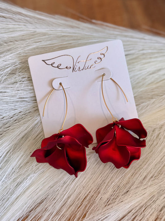 Hyacinth Tiered Marquis Earrings Virtue