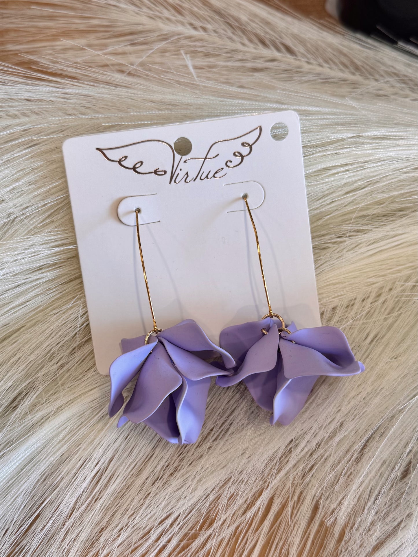Hyacinth Tiered Marquis Earrings Virtue