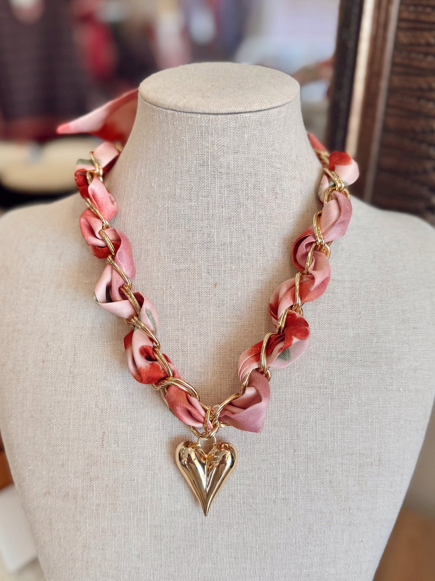 Dora Scarf Chain Necklace