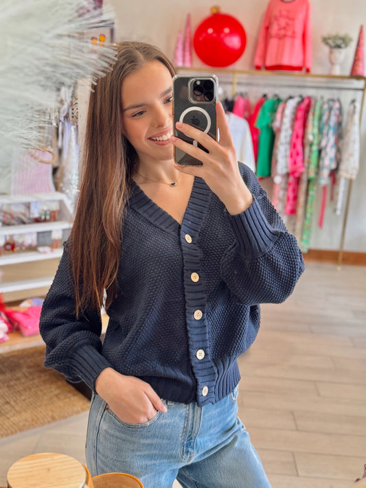 Midnight Snuggle Cardigan