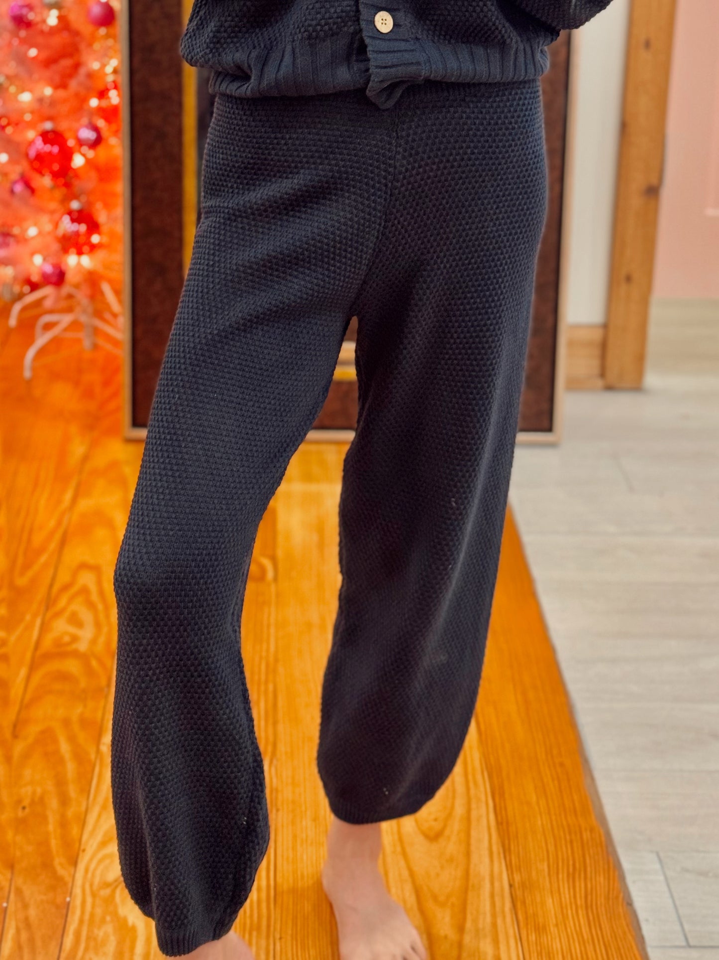 Midnight Cozy Knit Pants