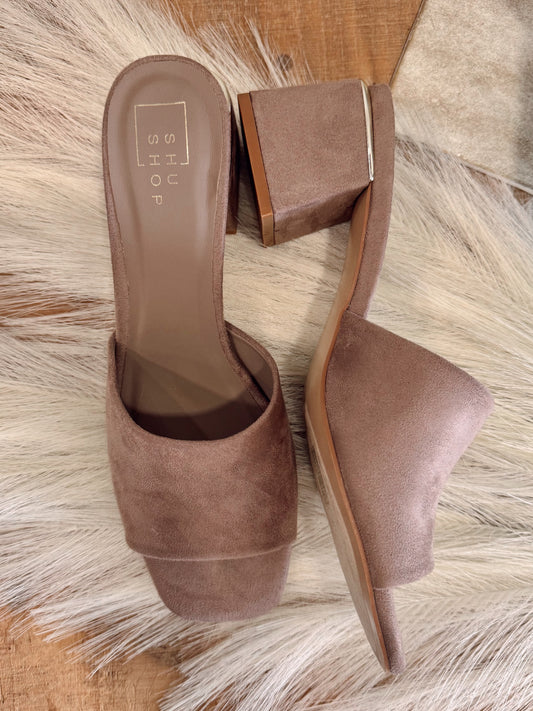 Glinda Heel Taupe