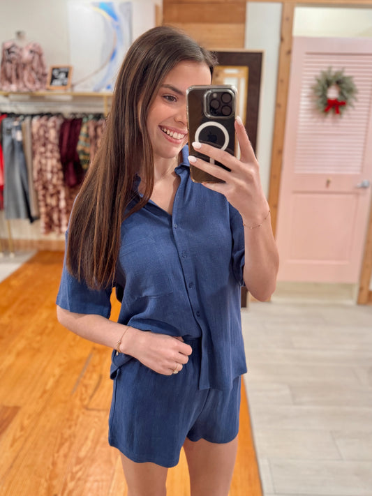 Tinsley Button Up Airy Top