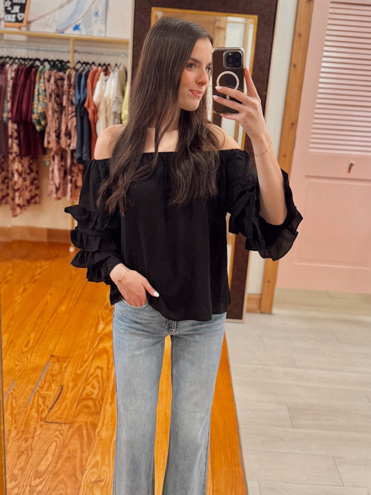 Ruffle me Pretty Top