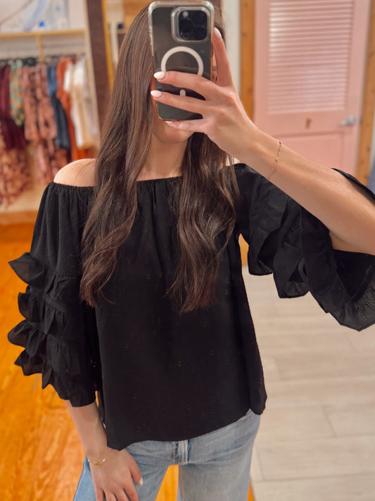 Ruffle me Pretty Top