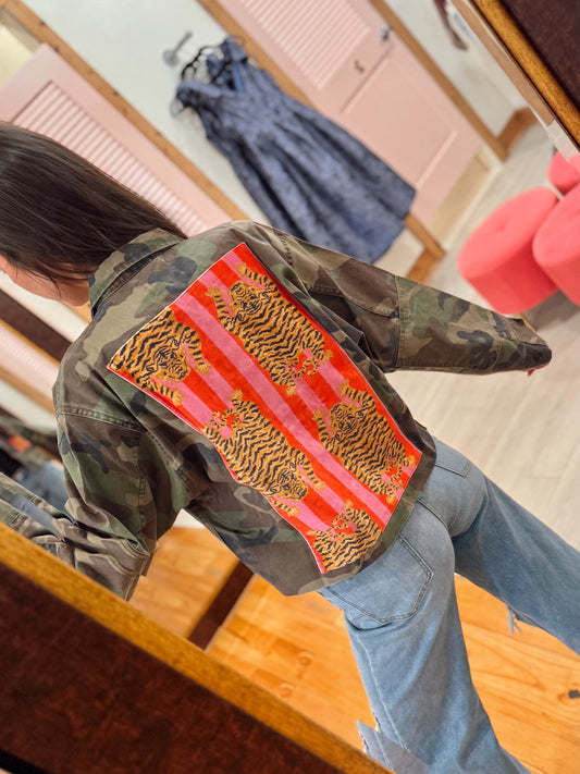 Wild Side Patch Camo Jacket