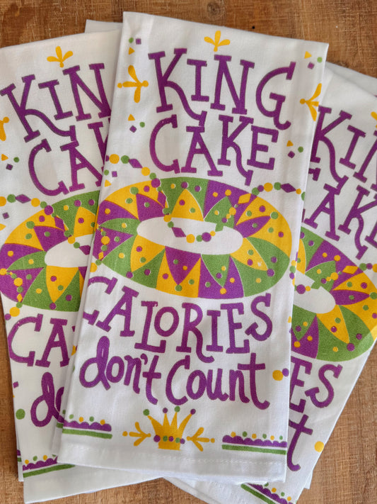 Kitchen Towel - King Cake Calories