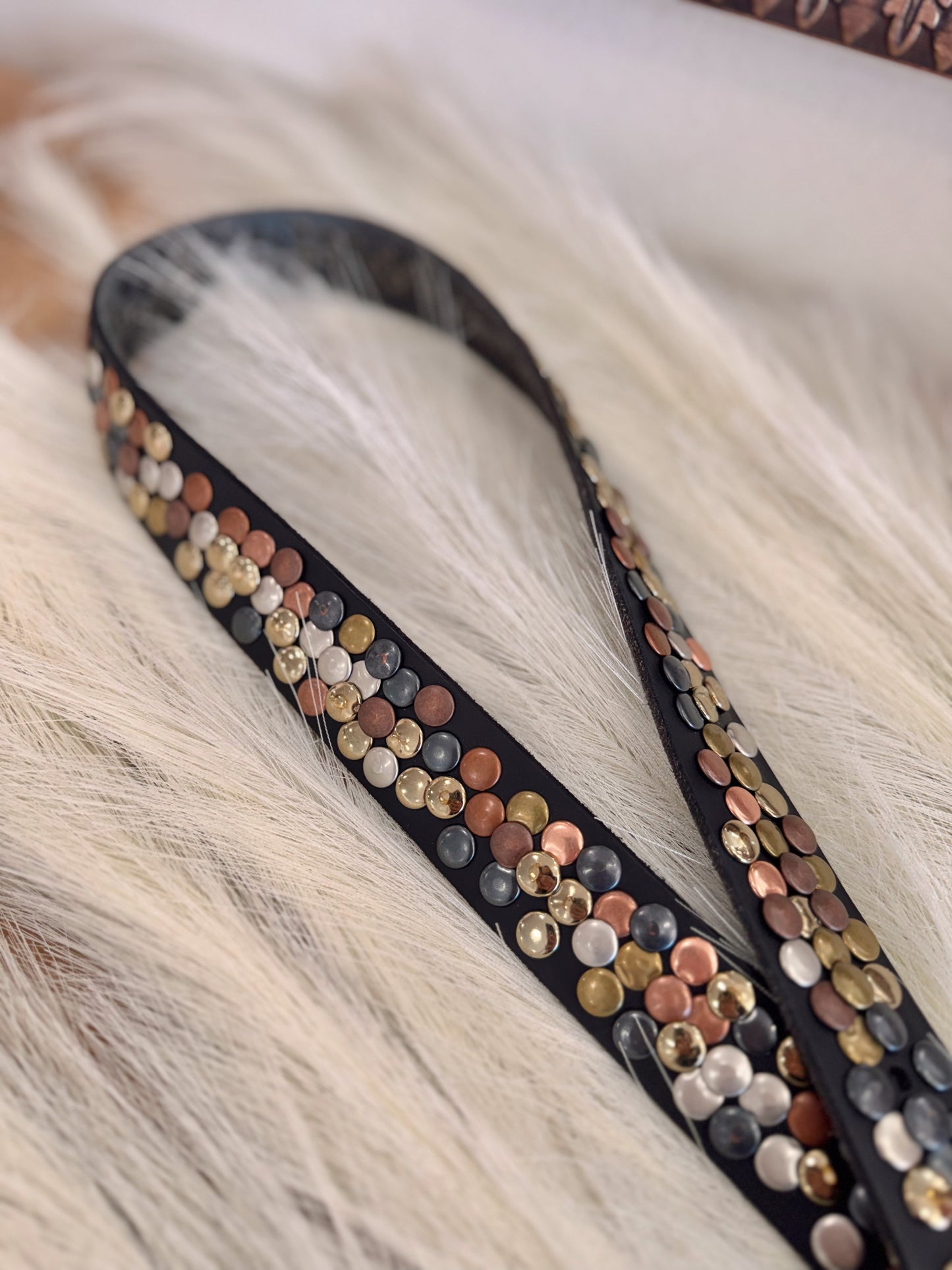 Nova Studded Leather Belt