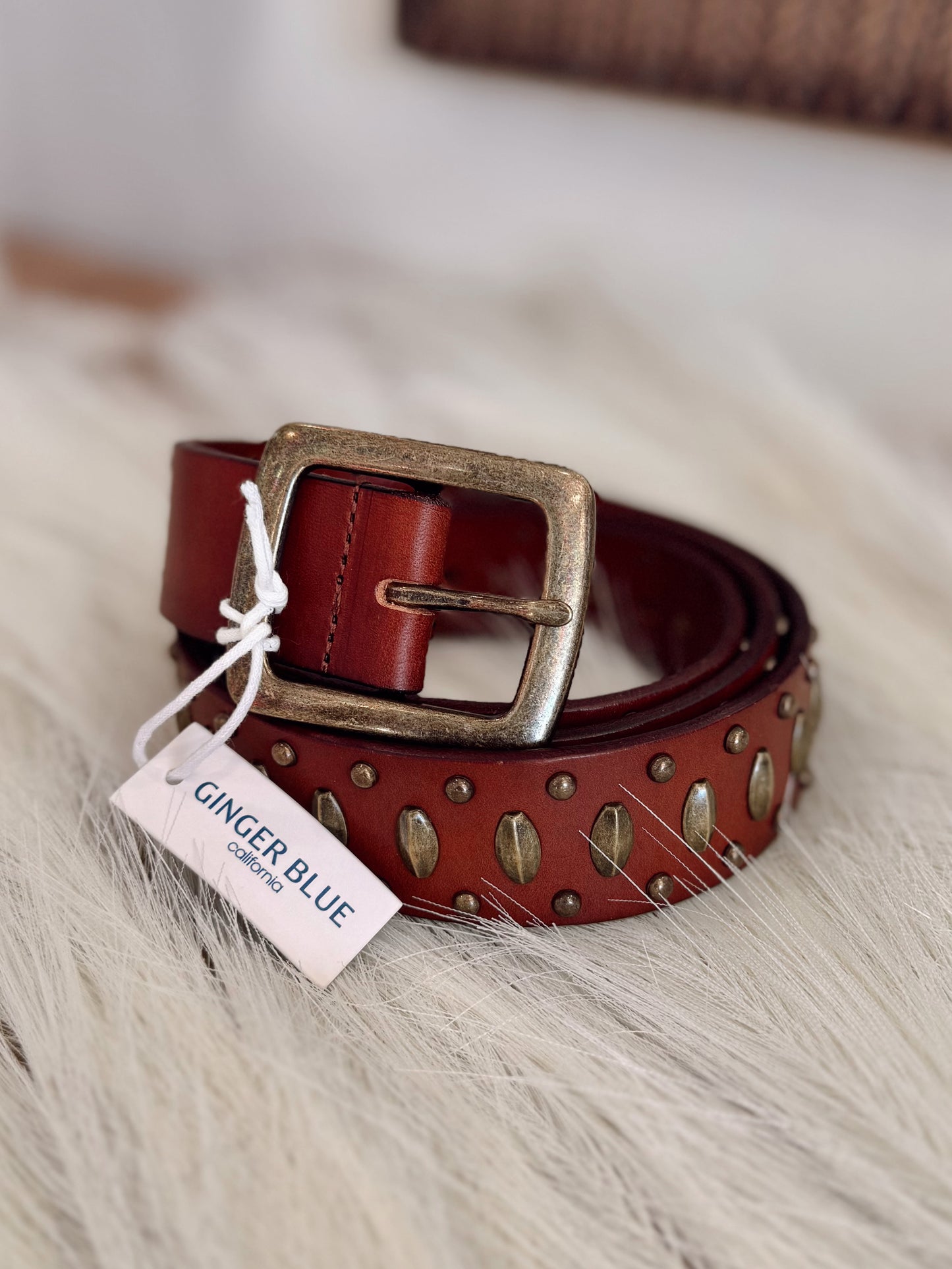 Outlaw Oval Stud Belt