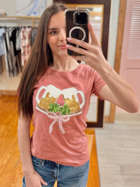 Shamrock Cheers Tee
