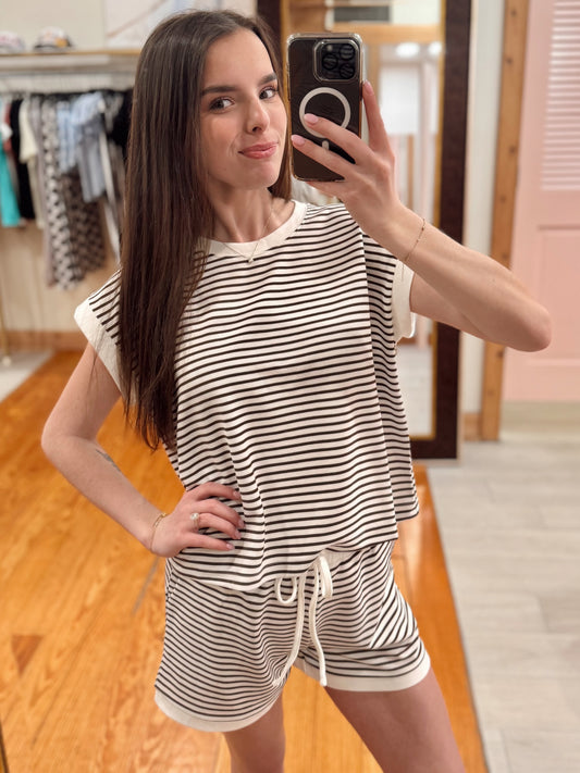 Pinstripe Matching Set