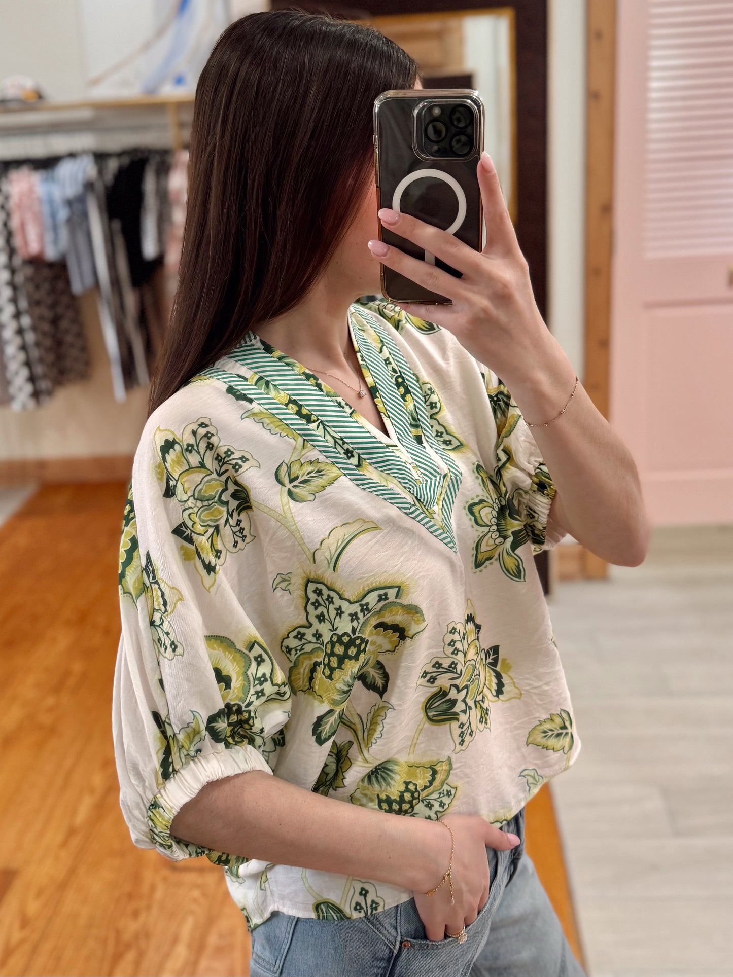 The Evergreen Blouse