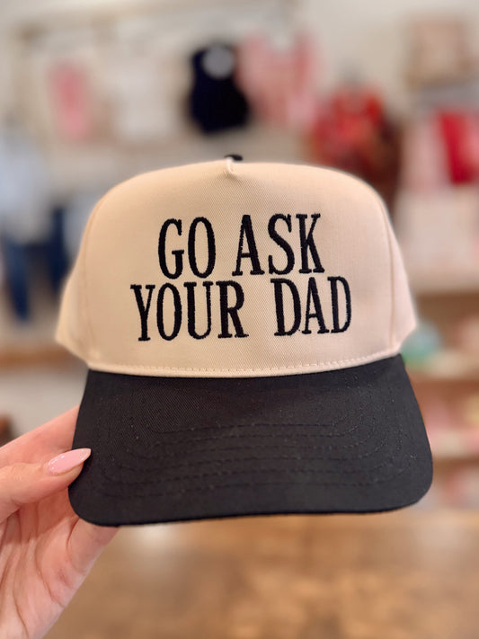 GO ASK YOUR DAD Trucker hat