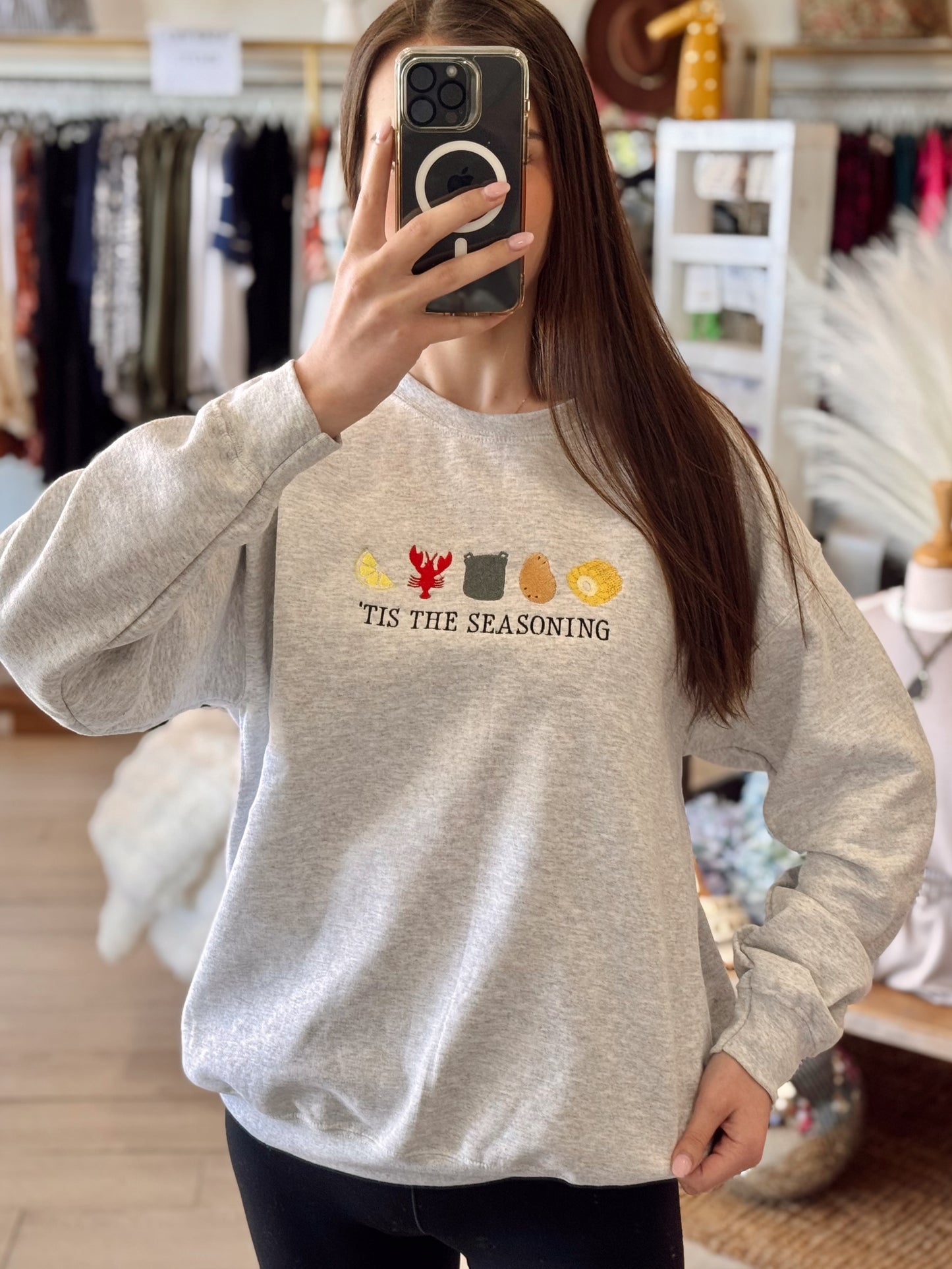 'Tis the seasoning - Crewneck