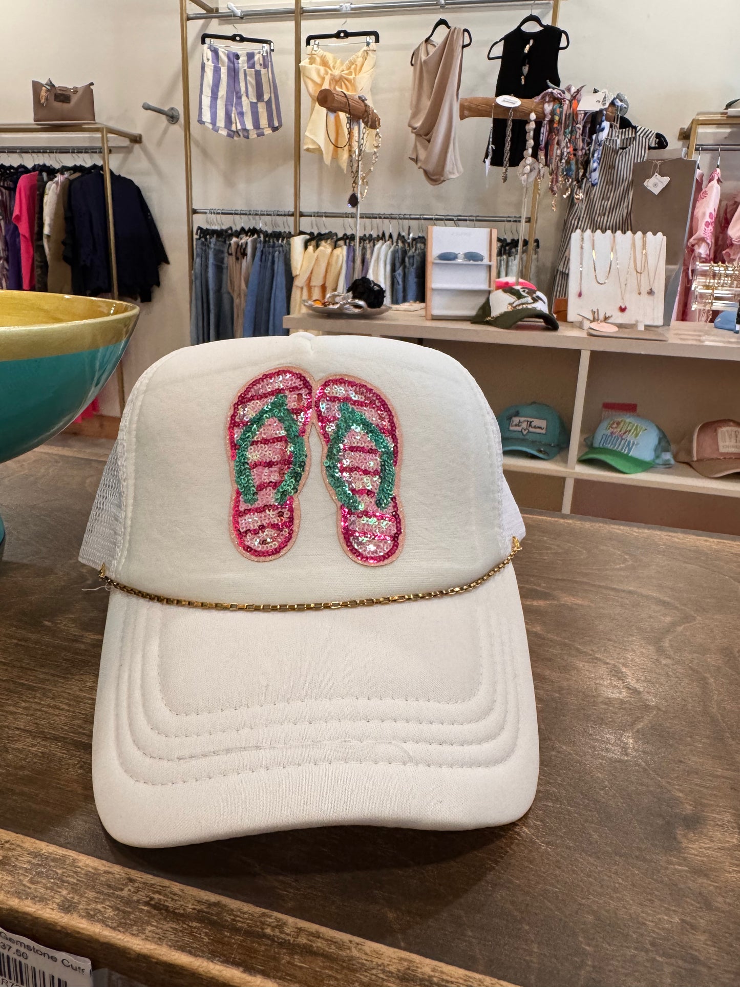 Beachy Keen Flip Flop Hat