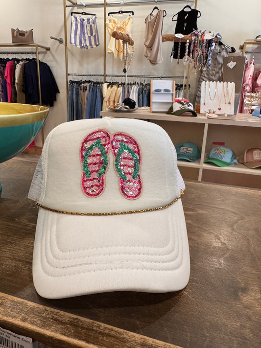 Beachy Keen Flip Flop Hat