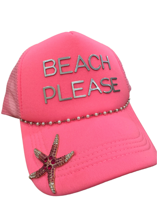 GDG  CUSTOM SUMMER TRUCKER HAT - BEACH