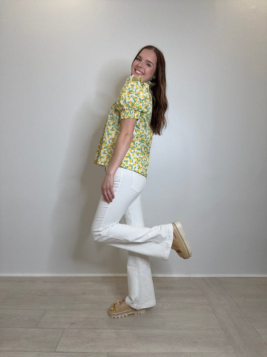 Tummy Control Low Rise Flare Pants