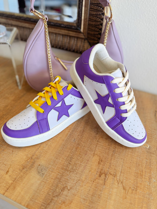 Purple Tennis Shoe