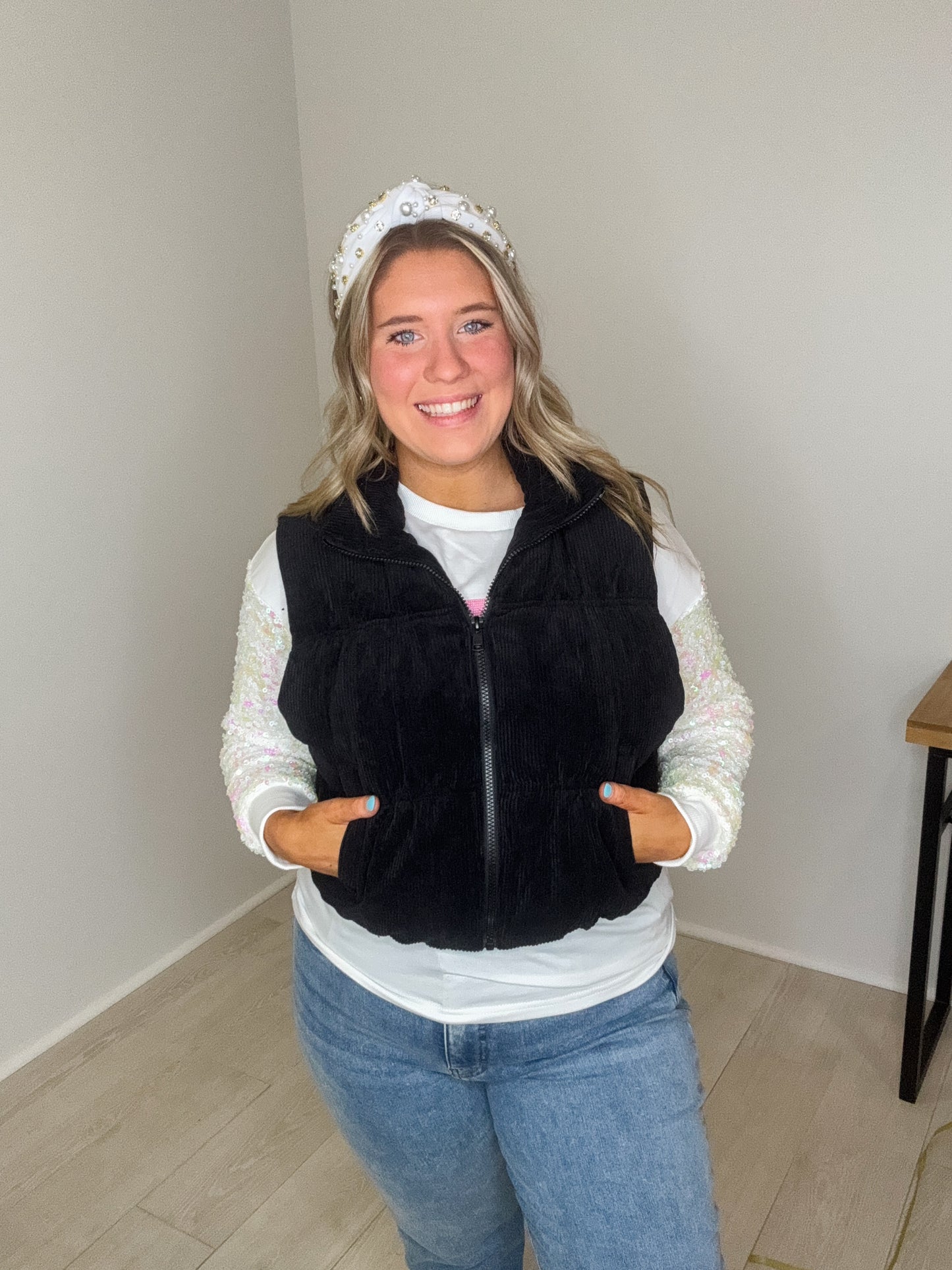 Snug Bug Black Puffer Vest