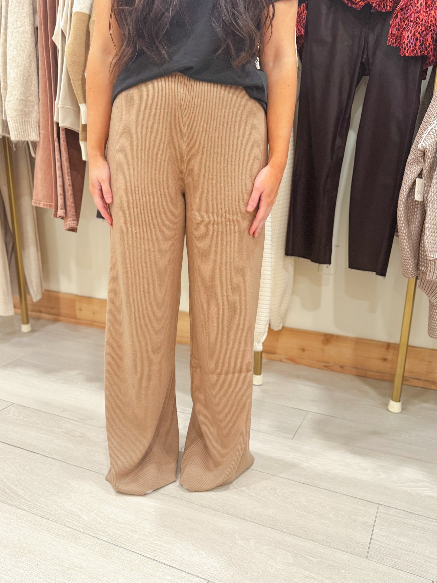 Spiced Caramel Flare Pants