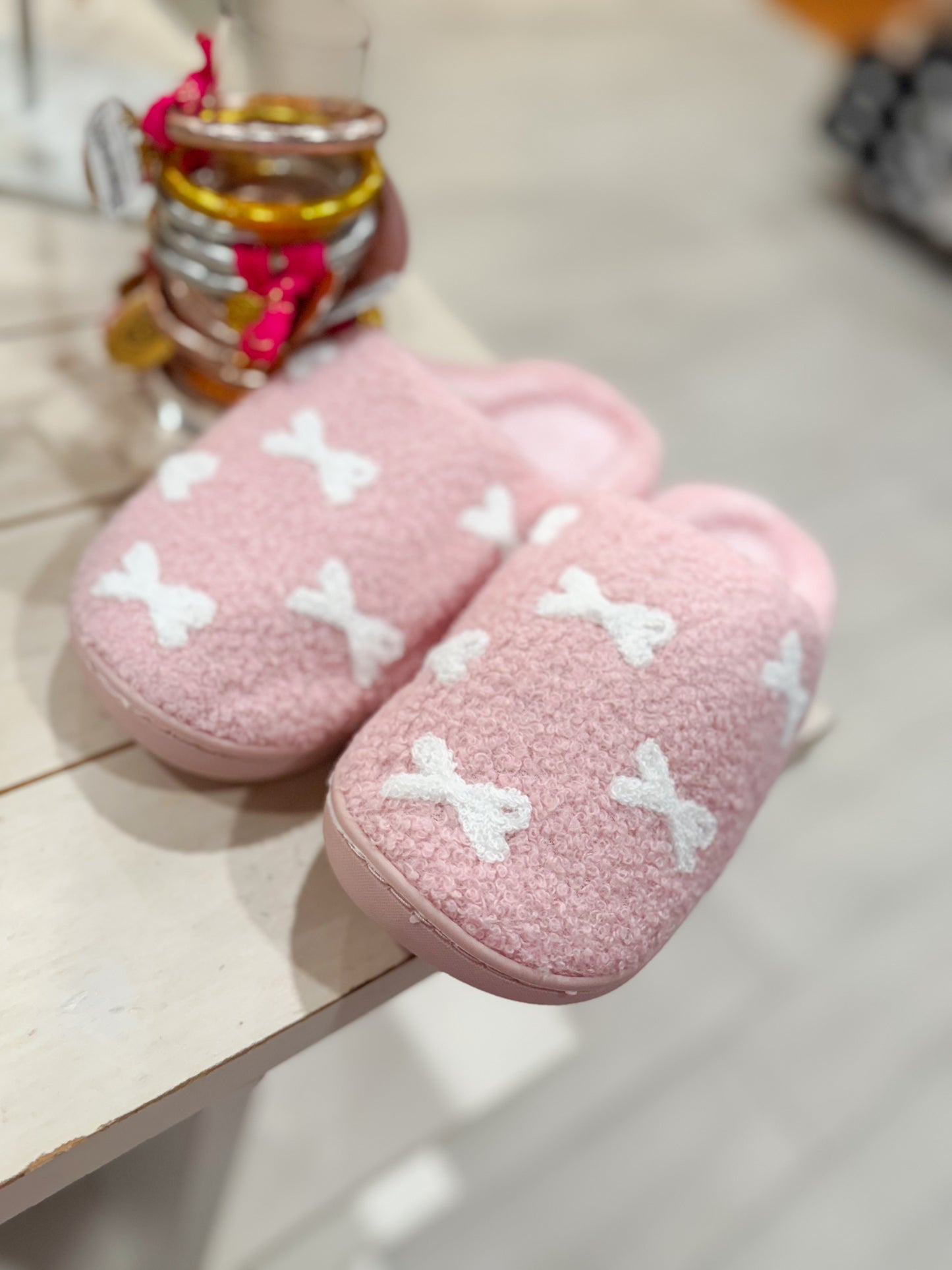 Girls Night In Pink Slippers