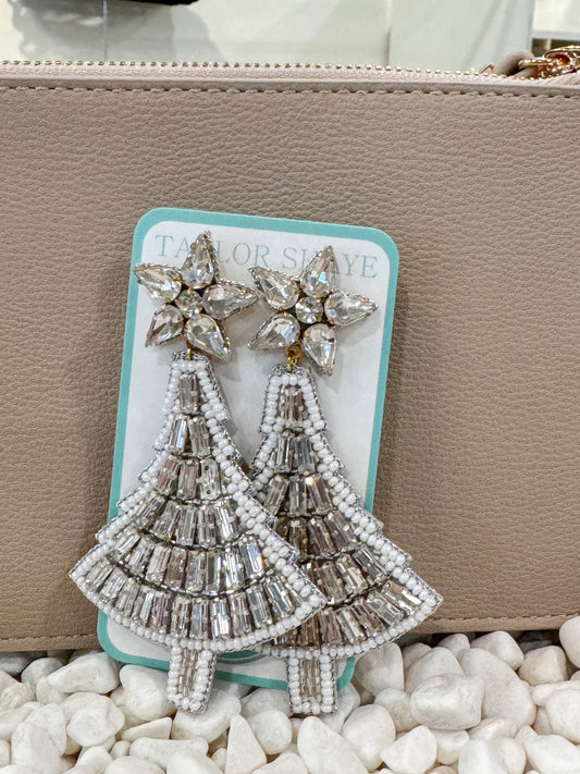 Silver Trees Earrings