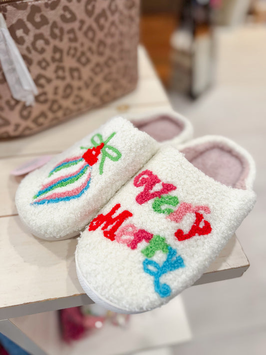 Very Merry Slippers