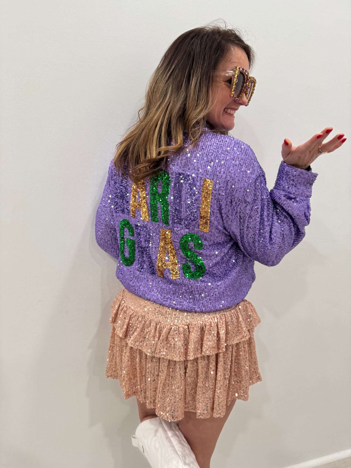 Purple Parade Glam Shirt